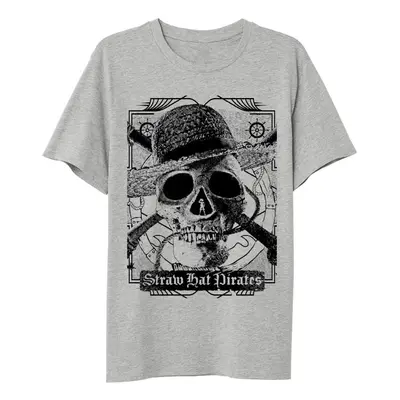 One Piece One Piece - Skull T-Shirt grey