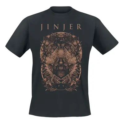 Jinjer Noah's Flowers T-Shirt black