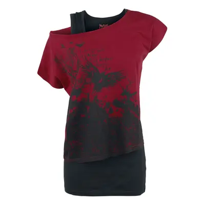 Black Premium by EMP Got My Mind Set On You T-Shirt black red