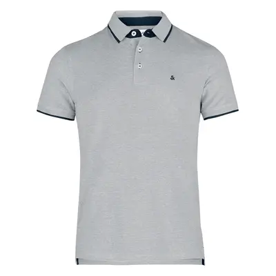 Jack & Jones JJEPAULOS POLO SS NOOS Polo Shirt mottled grey