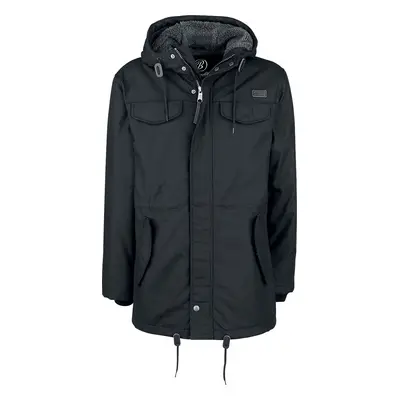 Brandit Marsh Lake Teddyparka Winter Jacket black