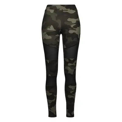 Urban Classics Ladies Camo Tech Mesh Leggings Leggings woodland black