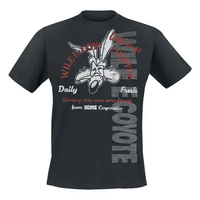 Looney Tunes Coyote - Coffee T-Shirt black