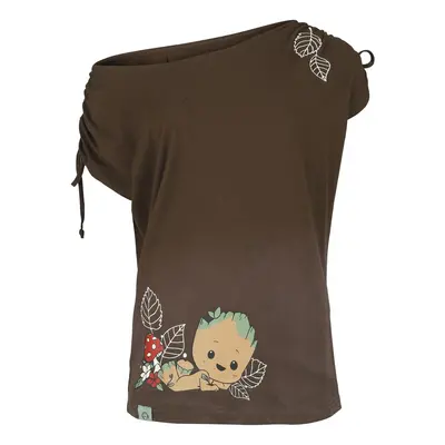 Guardians Of The Galaxy Groot T-Shirt brown