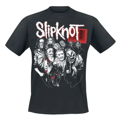 Slipknot Barcode Band T-Shirt black