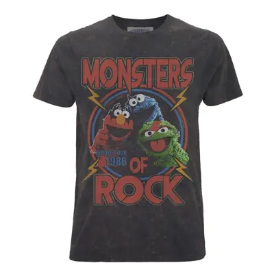 Sesame Street Famous Forever - Monsters Of Rock T-Shirt black