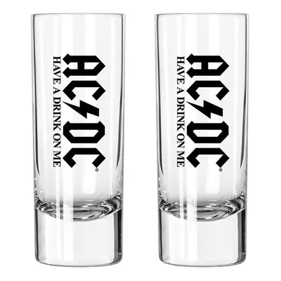 AC/DC Have A Drink On Me Shot Glasses Set transparent