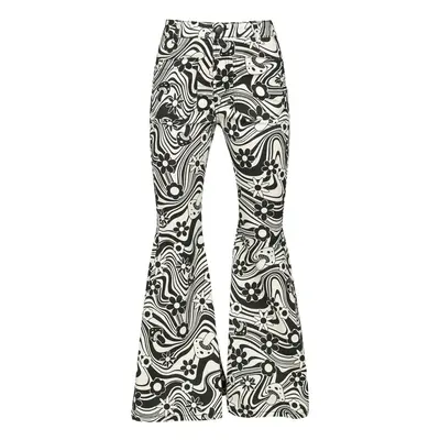 Hell Bunny Penny trousers Cloth Trousers beige black