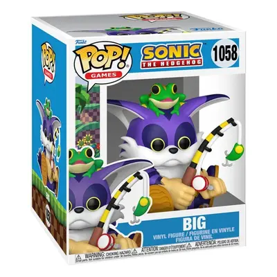 Sonic The Hedgehog Big the Cat with Froggy (Super Pop!) Vinyl Figurine 1058 Funko Pop! multicolo