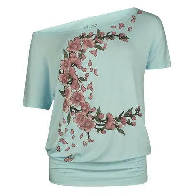 Full Volume by EMP T-shirt with Flowers front print T-Shirt mint