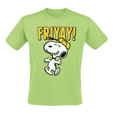 Peanuts Snoopy - Friyay T-Shirt green