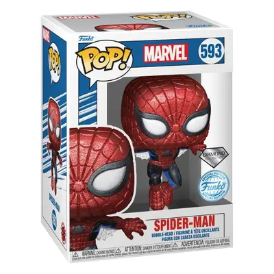 Spider-Man Spider-Man (Diamond Glitter) Vinyl Figurine 593 Funko Pop! multicolor