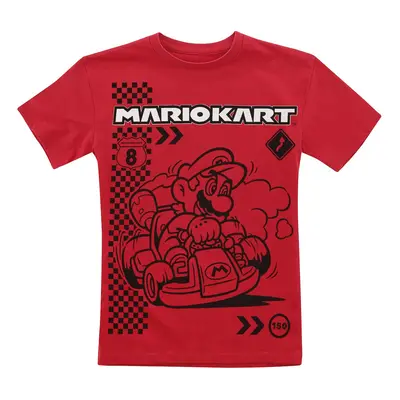 Super Mario Kids - Kart Champion T-Shirt red