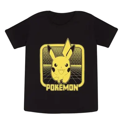 Pokémon Pikachu Retro Arcade T-Shirt black