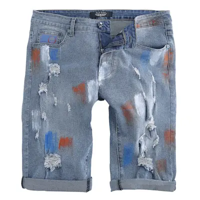 Rock Rebel by EMP Shorts with distressed effects Shorts blue