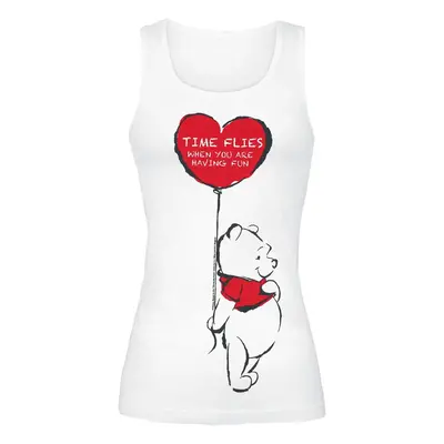 Winnie the Pooh Time Flies Top white