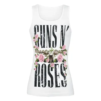 Guns N' Roses Big Guns Top white