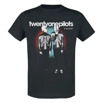 Twenty One Pilots Skeleton Duo T-Shirt black