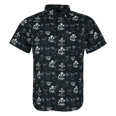 Lilo & Stitch Black Summer Short-sleeved Shirt multicolour