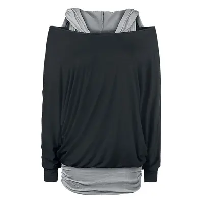 Black Premium by EMP Get Loose Long-sleeve Shirt black grey