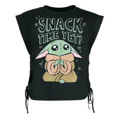 Star Wars Grogu - Snack Time Yet? Top black