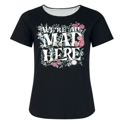 Alice in Wonderland We are all mad Jersey black