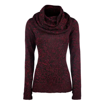 Black Premium by EMP Up The Neck Knit jumper black red