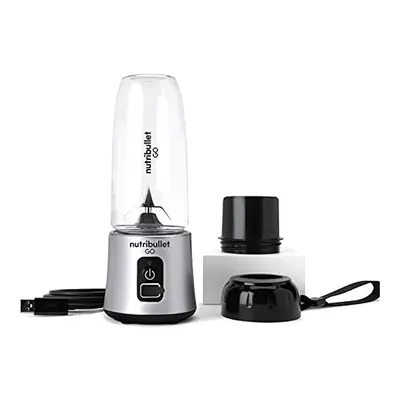 Nutribullet GO Cordless Blender (Silver), 17.8 cm*9.0 cm*9.0 cm