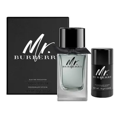 Mr Burberry Eau de Toilette Spray 100ml Deodorant Stick 75g