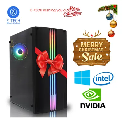 Fast Gaming PC Core i5 10400F 16GB DDR4 480GB SSD Nvidia GT W11