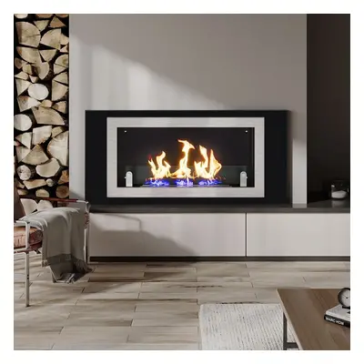 45 Inch Wall Mount Ventless Bio Ethanol Fireplace