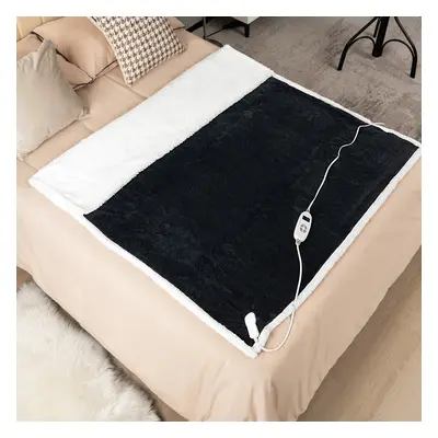 Electric Heated Blanket Soft Sherpa Fleece Blanket w/ Heat Levels