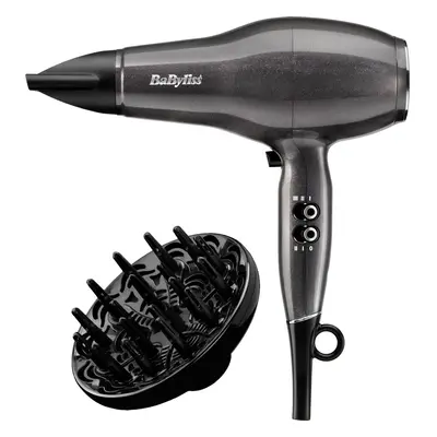 BaByliss 6490DU Platinum Diamond Hair Dryer With Diffuser 2300W Ionic Technology