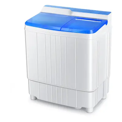 Portable Twin Tub Clothes Washing Machine Compact Laundry Washer Dryer