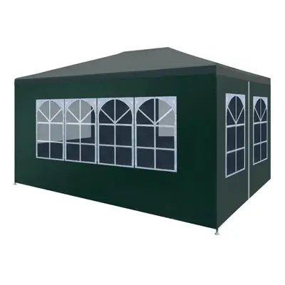 vidaXL Party Tent 3x4m Green Outdoor Garden Gazebo Canopy Marquee Shade Top