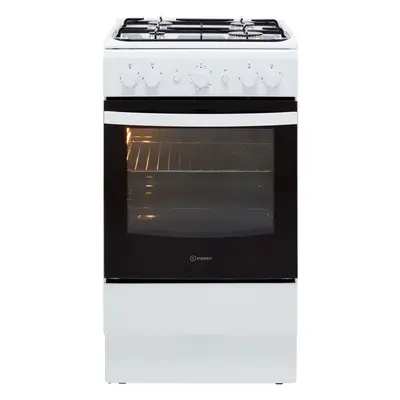 Indesit Cloe IS5G1KMW 50cm Gas Cooker - White