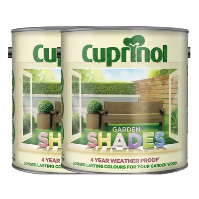 Twin Pack of Cuprinol Garden shades White Daisy 2.5L