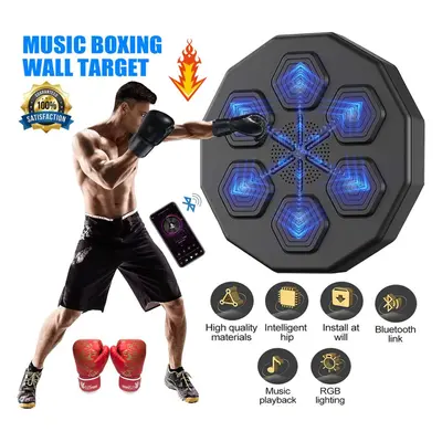 Music Electronic Boxing- Wall Target-Boxing Machine With Lights,Musical Boxing Machine For Wall-