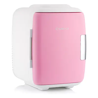 Subcold Classic 4L Portable Pink Mini Fridge | Multifunctional Cooler & Warmer