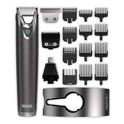 Wahl Stainless Steel in Multigroomer, Beard and Stubble Trimmer for Men, Home Hair Cutting, Nose