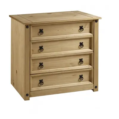 Corona Small Drawer Chest Solid Pine Bedroom Furniture