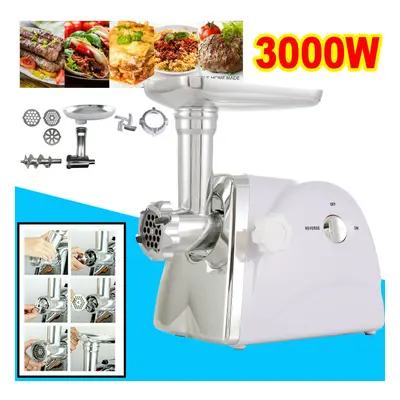 3000W Electric Meat Grinder Mincer Stainless steel Sausage Maker