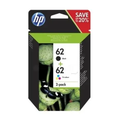 HP N9J71AE (62) Printhead multi pack, 200pg + 165pg, Pack qty