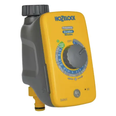 Hozelock Water Timer Select Yellow and Grey Outdoor Auto Irrigation Controller