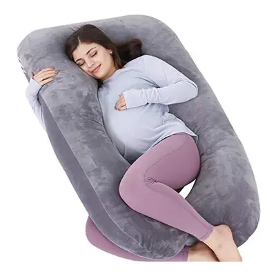 AS AWESLING Pregnancy Pillow, U Shaped Full Body Pillow, Nursing, Support and Maternity Pillow f