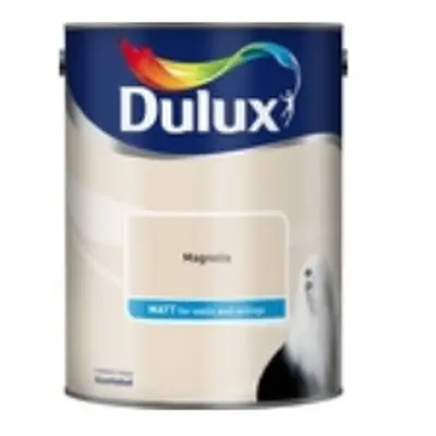 Dulux Matt Emulsion Paint For Walls And Ceilings - Egyptian Cotton 5L