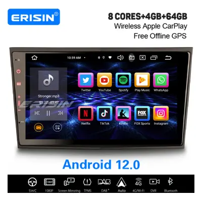 8" 8-Core Android Car Stereo Opel Vauxhall Astra H Combo Vectra Signum Zafira DAB+ CarPlay Satna