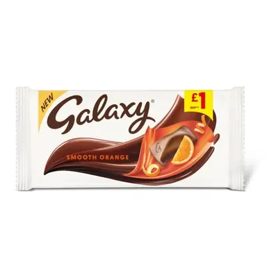 Box of Galaxy Smooth Orange Chocolate Bar 110g