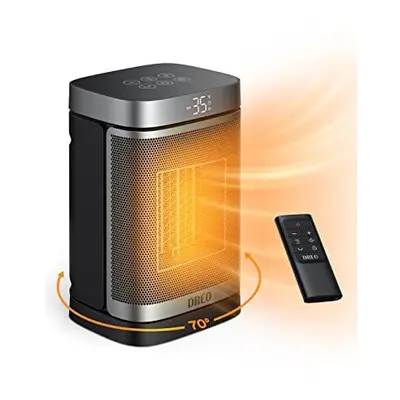 Dreo Space Heater Atom One, 3-Mode 3-Speed 70Ã Oscillating Electric PTC Ceramic Heater with The