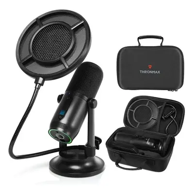 Thronmax MDrill One Pro Microphone Studio Kit, Jet Black